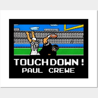 Tecmo Paul Crewe Touchdown Posters and Art